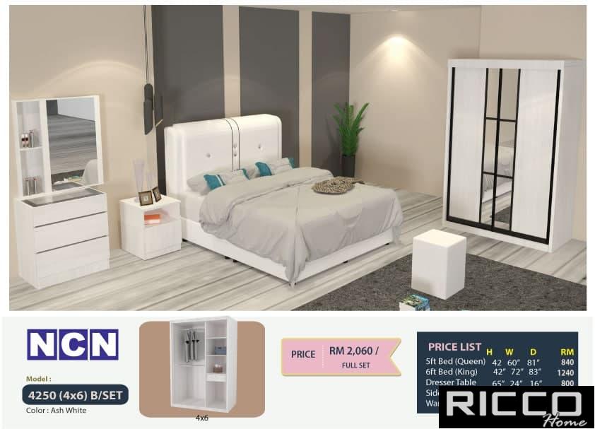 BEDROOM SET 4 X 6
