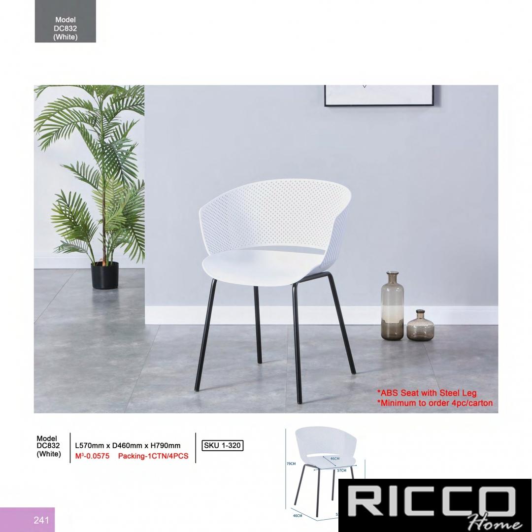 CHAIR - DC832 (WHITE)