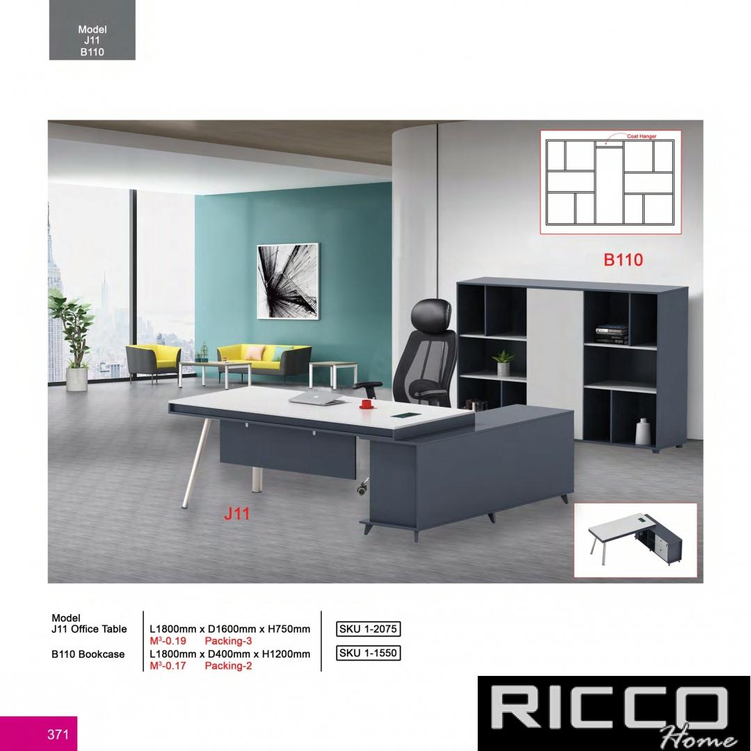 OFFICE TABLE - J11 & BOOKCASE - B110